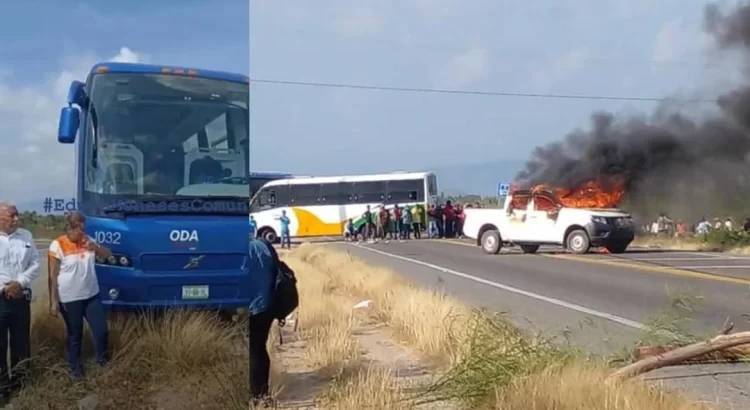 Bloqueo en Oaxaca deja varados a más de 30 turistas franceses