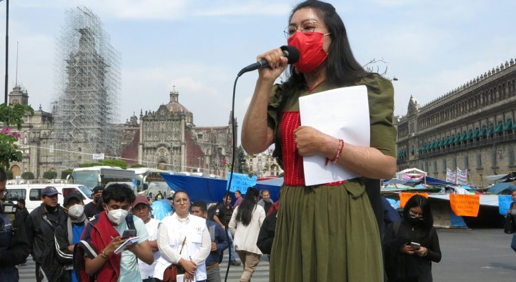 María Elena Ríos, activista de Oaxaca, convoca a marchar este 8M en CDMX contra la violencia ácida