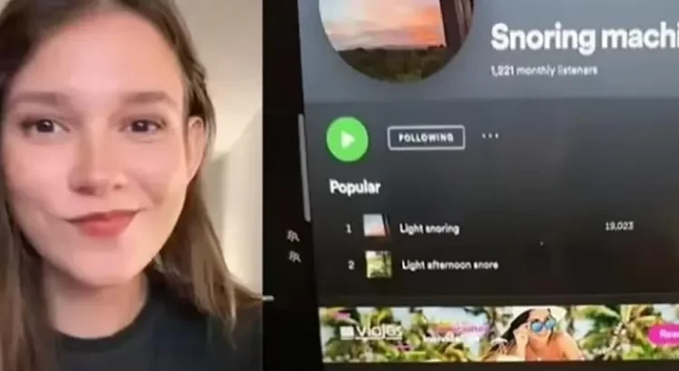 Monetizó los ronquidos de su novio Monetizó los ronquidos de su novio