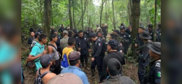 Nombran “Mojoneras de la Paz” a operativo para trazar nueva frontera de Oaxaca en Los Chimalapas