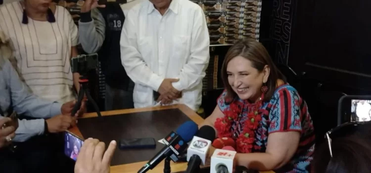 Desde Oaxaca, Xóchitl Gálvez manda “declaración de amor” al presidente AMLO