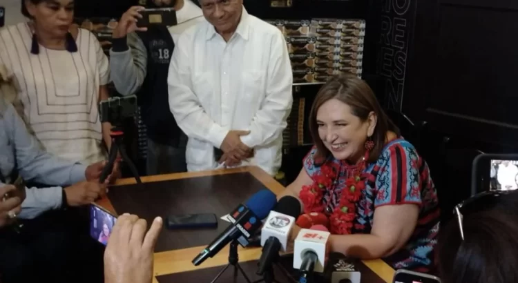 Desde Oaxaca, Xóchitl Gálvez manda “declaración de amor” al presidente AMLO