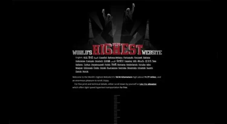 ¿Ya visitaste el sitio web más largo del mundo? ¿Ya visitaste el sitio web más largo del mundo?