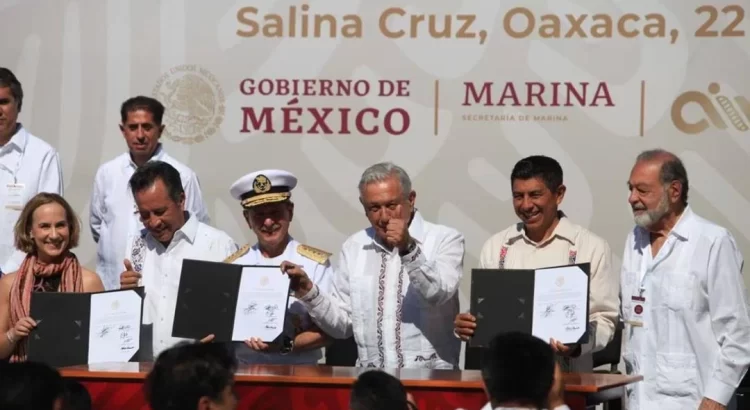 AMLO inaugura el Tren Transístmico en Oaxaca