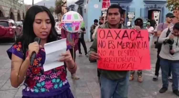 Detienen a activistas tras marcha contra la gentrificación en Oaxaca