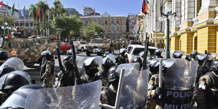 Intento de golpe de Estado en Bolivia genera horas de tensión política