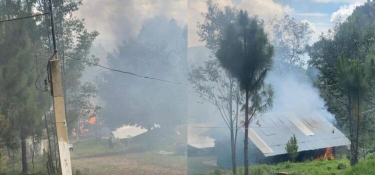 Alerta máxima: Vuelven a quemar casas y bosque de San Miguel El Grande, Oaxaca