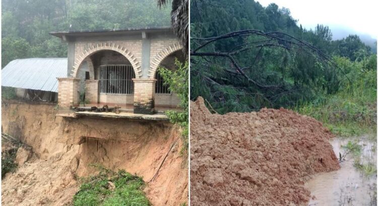 Reportan 80 deslaves y puentes por colapsar en zona triqui de Oaxaca; piden Declaratoria de Desastre