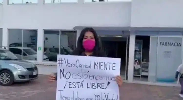 Denuncia María Elena Ríos que Juan Vera Carrizal no está en el hospital a 50 días de su excarcelación