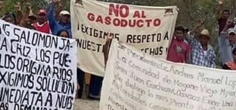 Comunidades del Istmo de Oaxaca rechazan nuevamente la construcción de un gasoducto