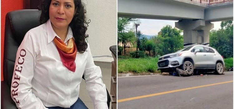 Delegada de Profeco en Oaxaca niega haber huido del lugar del accidente en que murieron dos jóvenes