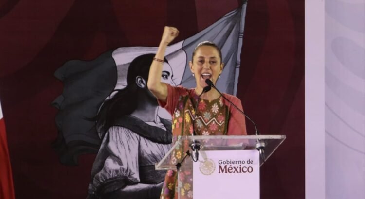 “El periodo de mayor desigualdad en México fue con el ‘espurio’ Calderón”, dice Sheinbaum desde Oaxaca
