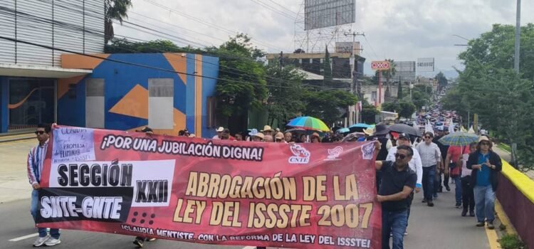 Sección 22 del SNTE anuncia protesta durante la visita de la presidenta Claudia Sheinbaum