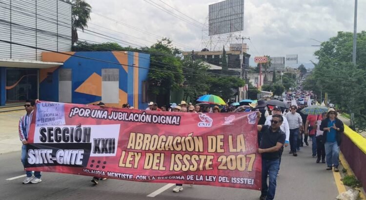 Sección 22 del SNTE anuncia protesta durante la visita de la presidenta Claudia Sheinbaum